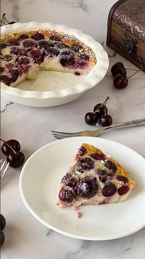 Easy Cherry Clafoutis | Classic French Cherry Dessert