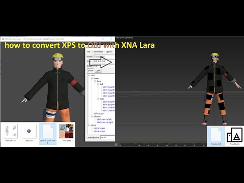 How to convert XPS to OBj with XNA Lara