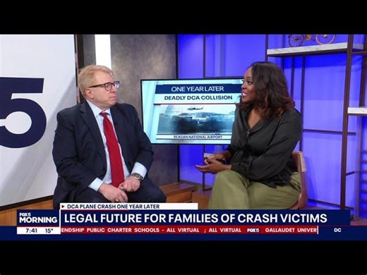 Attorney Steven Vinick discusses NTSB report on 2025 Potomac mid-air collision, Fox 5 WTTG | Steve Vinick
