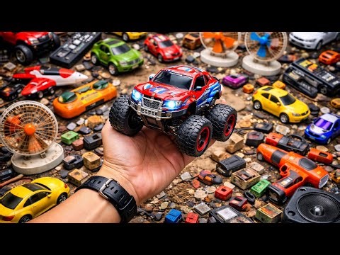 How To Make Crazy DIY idea with broken toys scrap | Scrap toys idea