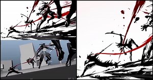 Animator Showcases a Cool 3D Ninja Animation Rendered in 2D Style
