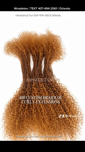 Custom Braidloc Curly Extensions #locextensions #microlocextensions #curlyextensions #braidlocs