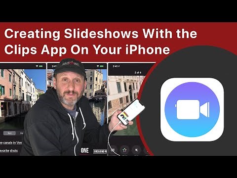 Creating Slideshows With the Clips App On Your iPhone