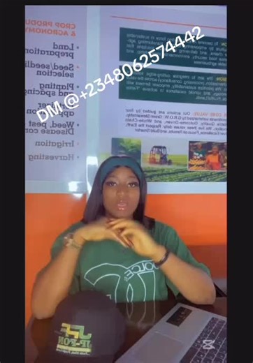 What do you know about Crop Production & Agronomy? Planting crops without proper knowledge is like gambling with your money. Today, let me talk about Crop Production and Agronomy, one of the core services we offer at JP-FON AGRI INTEGRATED & EQUIPMENT LTD. This service focuses on proper land preparation, improved seedlings, correct spacing, fertilizer application, and farm management. Many farmers plant every year but still record low yields, not because farming is bad, but because the right met