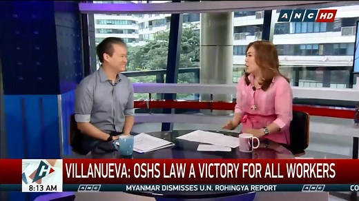106K views · 353 reactions | Workers will have the right to refuse to work under dangerous circumstances under the newly signed Occupational Safety and Health Standards Law, Sen. Joel Villanueva said. #ANCHeadstart #ANCRecap | ANC 24/7 | Facebook