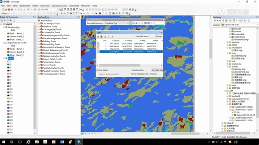 24.2 栅格数据的地理配准(Georeferencing)