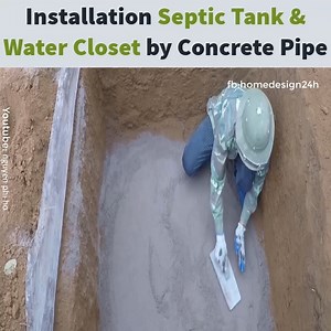 83K views · 232 reactions | Installation Septic Tank - Water Closet by Concrete Pipe | Workers TV | Facebook