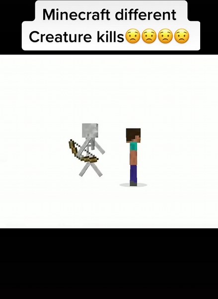 Minecraft different Creatures kills🤔🤔🤔🤔🤔🤗🤔🤔🤔