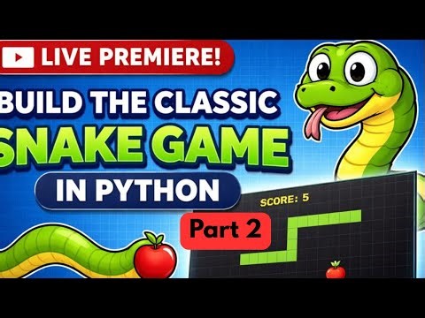 Python Snake Game Part 2 : Spawn Food Randomly (Avoid Screen Boundaries)