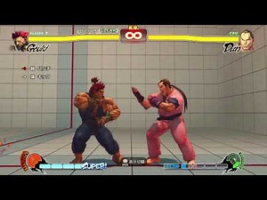 Street Fighter 4 Akuma Trial Combo Challenge HD Easy-Hard