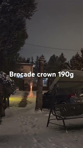 Test ogromnej rakiety brocade crown od klaska 190g nec!!!!! #fireworks #pyrotechnica