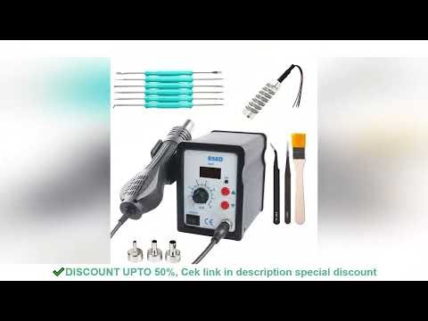 Hot Air Gun 858D BGA Rework er Station Blower Hair Dryer Hairdryer ering Heat Gun For SMD SMT