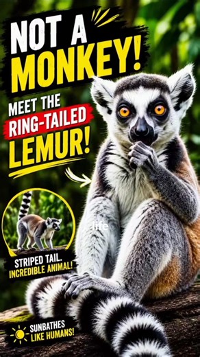 Not a Monkey 😳 This Animal Will Surprise You! #wildlife #facts