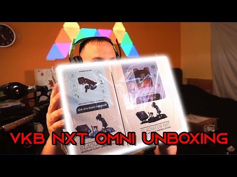 VKB Gladiator NXT Omni Throttle - Unboxing and setting up