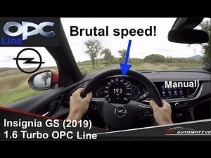 Opel Insignia GS 1.6 Turbo OPC Line POV Test Drive + Acceleration 0 - 220 km/h