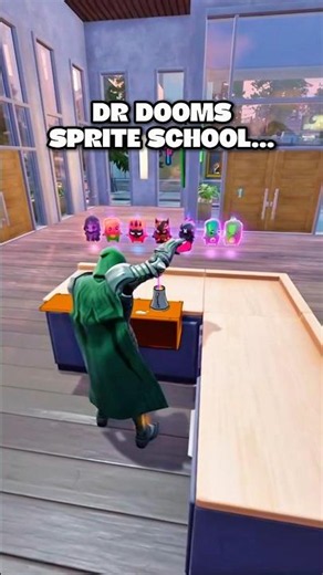 First Day at Dr Dooms Sprite School 😳 #fortnite #fortniteclips #shorts