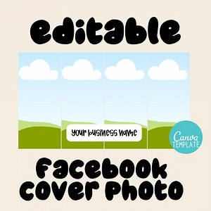 Editable Collage Facebook Cover Photo - Etsy