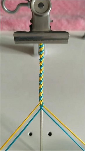 Hand rope weaving method, you will learn it a glance, simple