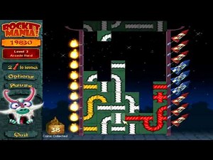 Rocket Mania! Deluxe (PC) Arace Mode: Level Hard Gameplay