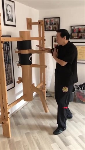 Wooden Dummy 詠春木人樁法 The form makes up an important part of the Wing Chun learning curve. The dummy form is often said to contain the fighting techniques of the Wing Chun system. This does not mean to say that the techniques learned in the 3 empty forms are not for fighting or combat, the difference is application. The empty hand forms have to be applied to a situation and cannot always be performed exactly as they appear in the form whereas the techniques in the Dummy form are performed against 