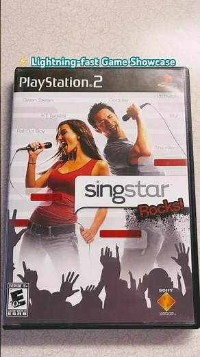 SingStar Rocks! for PS2! #ps2 #retrogaming #gamecollection #playstation #gaming