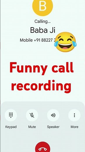 "Babaji Ki Call Pe Hungama! | Funniest Call Recording Ever!"babaji funny call recording