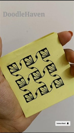 Easy Doodle Pattern 💡 l #shorts #shortsfeed #doodleart #drawing