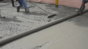 Worker Using Roller Screed Concrete After Stock Footage Video (100% Royalty-free) 3580810459 | Shutterstock