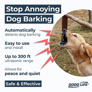 🐶Max's relentless barking was driving his owner, Sarah, to her wit's end. Sleepless nights and frayed nerves had become the norm. But then, Sarah discovered the Dog Silencer MAX! This incredible device changed everything. Now, Sarah enjoys peaceful nights, uninterrupted by Max's barking. The Dog Silencer MAX automatically detects barking and sends out a high-pitched tone, which Max finds annoying. It's safe, humane, and it works! 🔊 Automatic Bark Detection 🐾 Effective up to 75 Feet 🌦️ Weathe