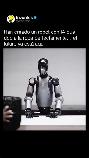 inventos on Instagram: "Figure Robotics ha creado el primer robot humanoide capaz de doblar la ropa de forma autónoma🦾 Vía: Figure Robotics"