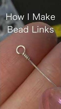 How I Make Perfect Wire Wrapped Loops & Bead Links ✨ #wirewrappedjewelry #wirejewelry #jewelry