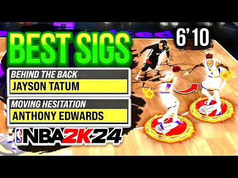 THESE NEW SIGS TURNED MY 6'10 INTO A DRIBBLE GOD ON NBA 2K24!