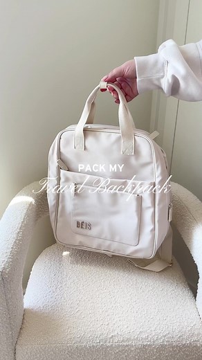 418K views · 10K reactions | Pack my travel backpack with me 懶 Link to shop in comments! #packing #packwithme #whatsinmybag #amazonfinds #beistravel | Teresa Caruso | Facebook