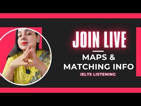 IELTS Listening LIVE 🔥 Maps + Matching Info (Step-by-Step 9 Band Tips) #ielts #ieltslistening