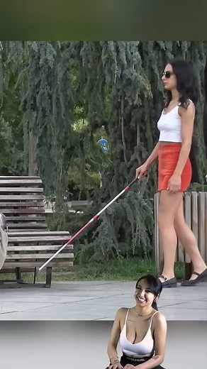 97K views · 614 reactions | A Blind Crazy Girl #PrankWars #ComedyReels #JustForLaughs #HilariousMoments #CrazyFun #WatchTillTheEnd #ViralLaughs #EpicReactions #MustWatch #CrazyReactions #PrankLife #LaughterTherapy #LaughOutLoud #FunnyPranks #LOL | DecHappiness | Facebook