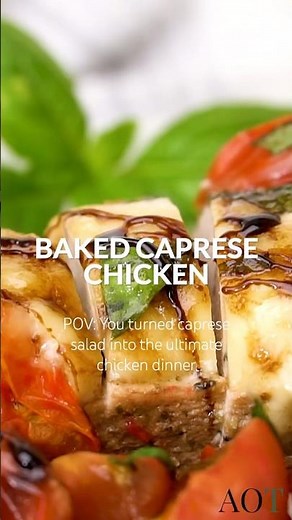 Baked Caprese Chicken | Juicy, Easy & Full of Flavor