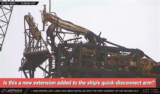 Hey, is this a new extension to the Ship Quick Disconnect Arm? 📷labpadre | Space FrontPage
