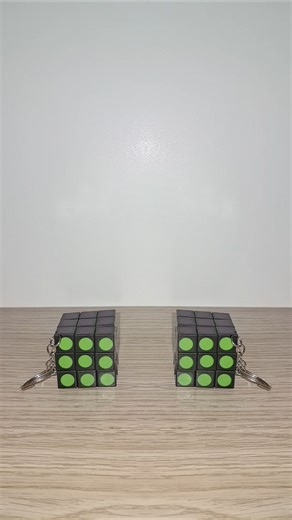 mini 3x3 rubik's cube with mirror