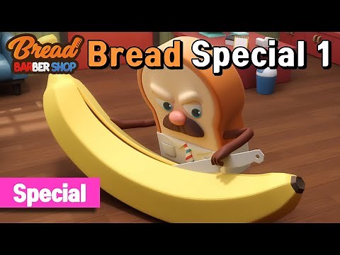 BreadBarbershop | Bread styling hair part 01 | special | animation/dessert