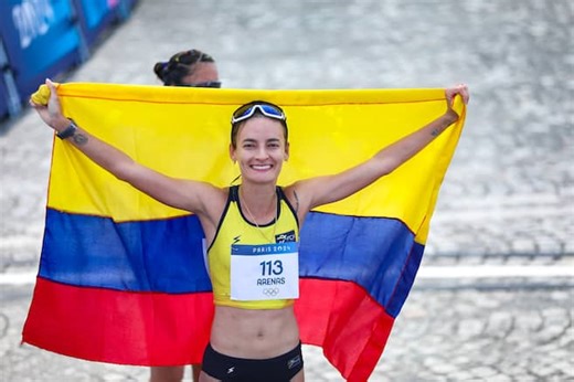 Sandra Lorena Arenas, cuarta en marcha olímpica: quedó a un puesto de la medalla
