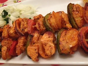 Chicken Kebab - Grilled Chicken Skewers - Chicken Kebabs Recipe