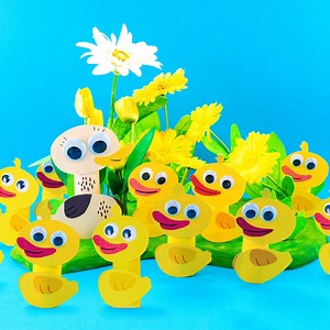 If you love the ducks from "Five Little Ducks", you might enjoy the new song "500 Ducks" and this super sweet craft to accompany it. Quack! | Super Simple
