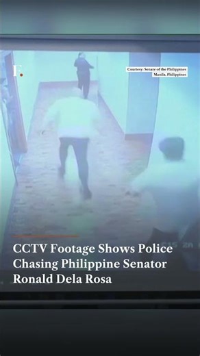 CCTV Footage Shows Police Chasing Philippine Senator Ronald Dela Rosa | N18G