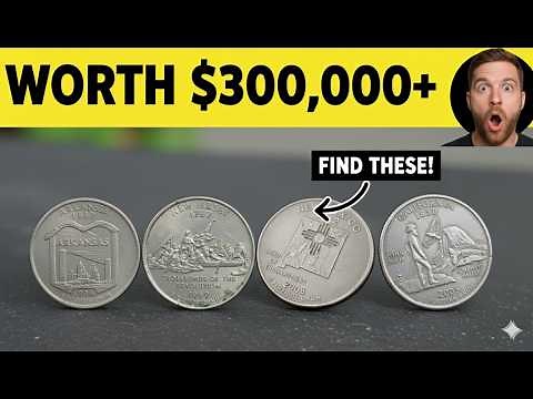 10 Most Valuable State Quarters Worth Over $8 Million Each – Check Your Pocket Change NOW!