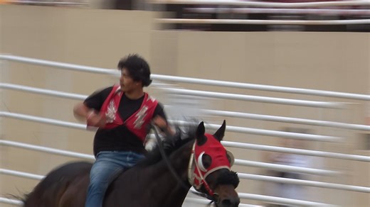 Night One and it was White Lightning Express that came out on top!🔝 Check out last night's fastest heat in the Relay Races. | Calgary Stampede