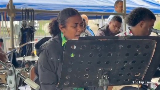 #FijiTimesNews | Fiji national youth Band performs a cover on Under the Boardwalk at the opening of Lagilagi Housing’s Multi-Purpose Court. #Fiji #FijiNews 🎥 JOSEFA SIGAVOLAVOLA | The Fiji Times