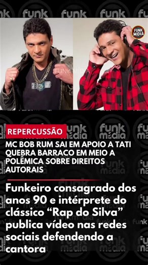 MC Bob Rum Defende Tati Quebra Barraco em Polêmica