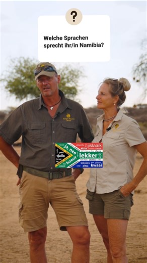 Sprachenvielfalt in Namibia 🇳🇦🌍 bei rund 2,6 Millionen Einwohner, etwa 30 verschiedene Sprachen