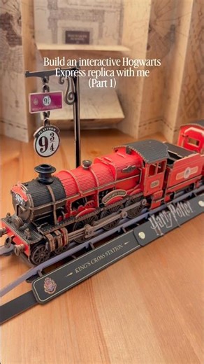 Interactive Hogwarts Express replica build by Puremind #hogwarts #harrypotter