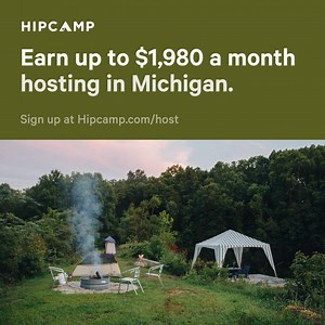 Looking to make some extra income? Michigan hosts earn up to $1,980/month hosting campers with Hipcamp! | Hipcamp